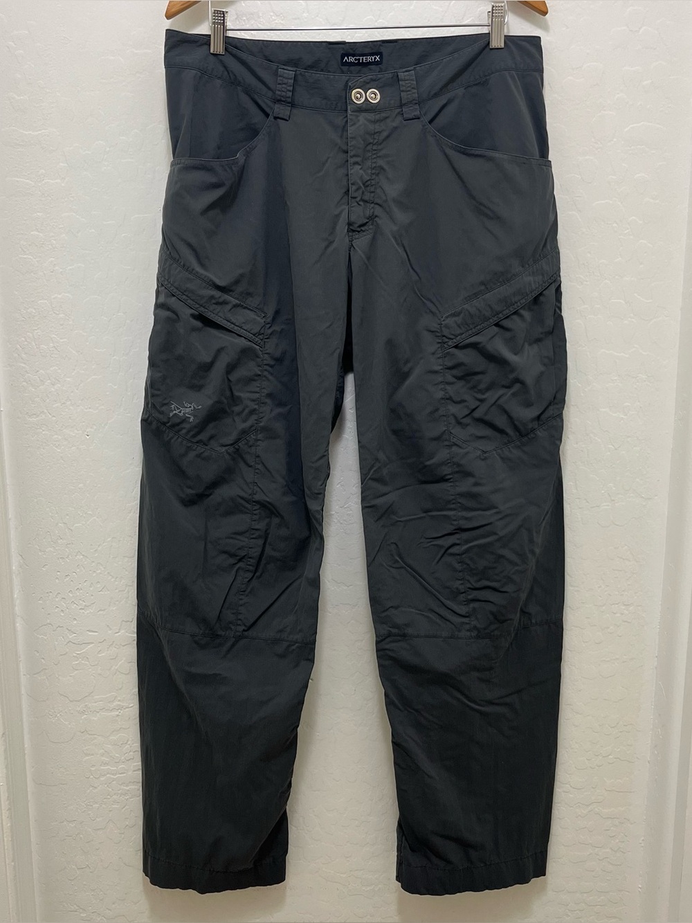 Arcteryx Pants Mens 36x35 Gray Rampart Cargo Lightweight Hiking Nylon Vintage